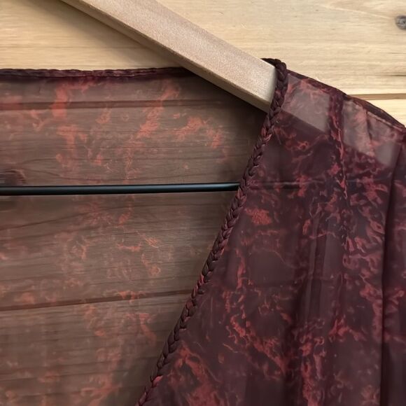 Ellie Tahari Sz Small Silk Whimsigoth Dark Romantic Y2K Babydoll Empire Blouse - Picture 6 of 14